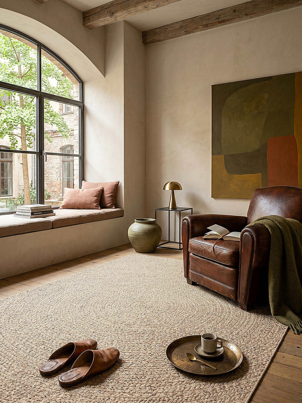 FLACHWEBTEPPICH Berber CORDEV Polypropylen Natur 160 x 230 cm - Beige, Textil (160/230cm) - KADIMA DESIGN