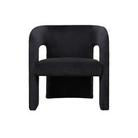 SESSEL Vigor 66/69/73 cm - Schwarz, Textil (69/73/66cm) - Leitmotiv