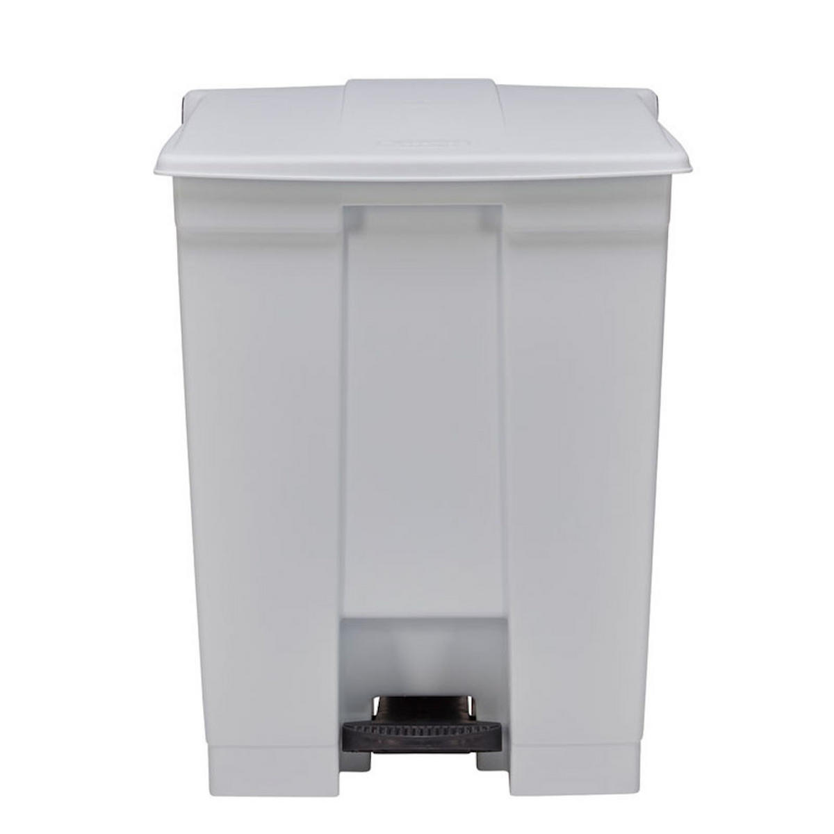 MÜLLEIMER Robuster Pedaleimer 45,4 Liter 60 x 40 x 41,3 cm Aus Konformen Polyethylen Weiß - Weiß, Metall (40/60/41.3cm) - PROREGAL