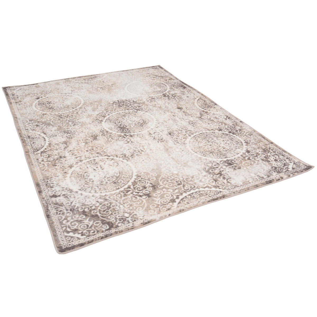 DESIGNER TEPPICH TAWIRA VINTAGE KLASSIK BAROCK - Beige, Textil (80/150cm) - Pergamon