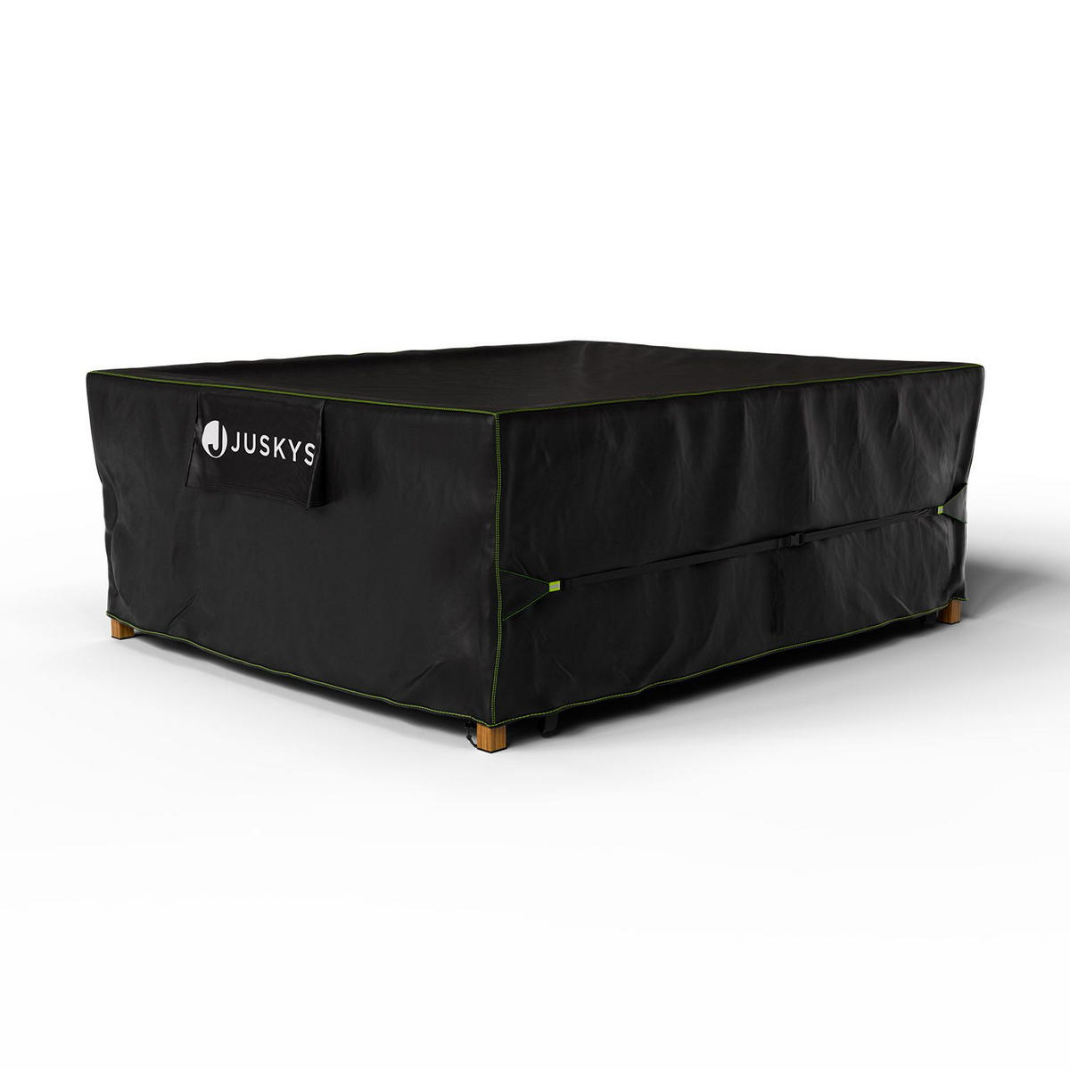 GARTENMÖBELABDECKUNG CoverSafe Pro schwarz - Schwarz, Kunststoff (190/80/240cm) - Juskys