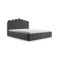 POLSTERBETT Bett 03 - 180x200 - Graphite - Graphitfarben, Holz/Textil (180/200cm) - Möblo