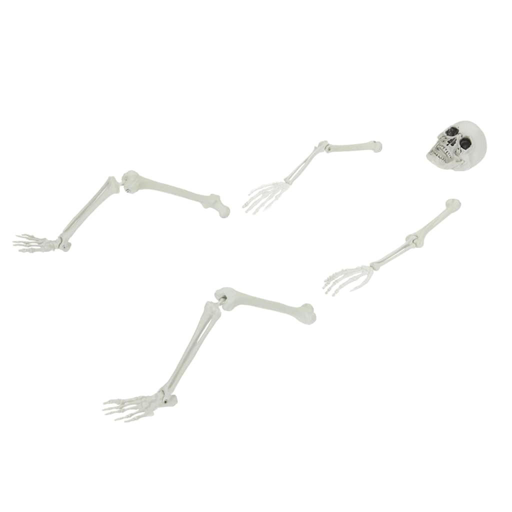 HALLOWEEN-DEKO 45.5/13 Cm Weiss Polypropylen - Weiß, Kunststoff (13/10/45.5cm) - vidaXL