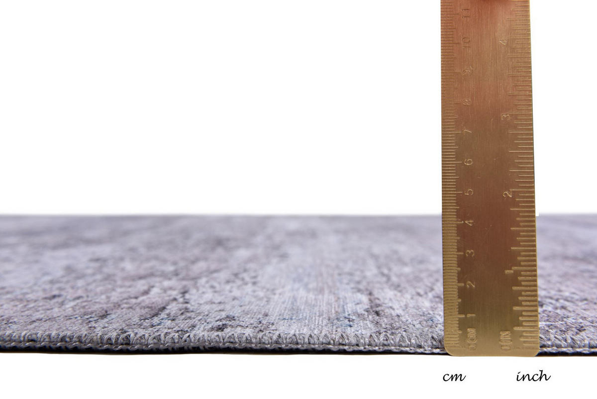 VINTAGE-TEPPICH Cecilia 90x160 cm - Grau, Textil (90/160cm) - Gino Falcone