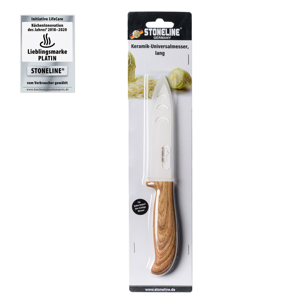 UNIVERSALMESSER - Schwarz, Metall (24.2cm) - Stoneline