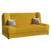 SCHLAFSOFA Jonas Premium - Hellgelb, Holz/Textil (195/86/87cm)