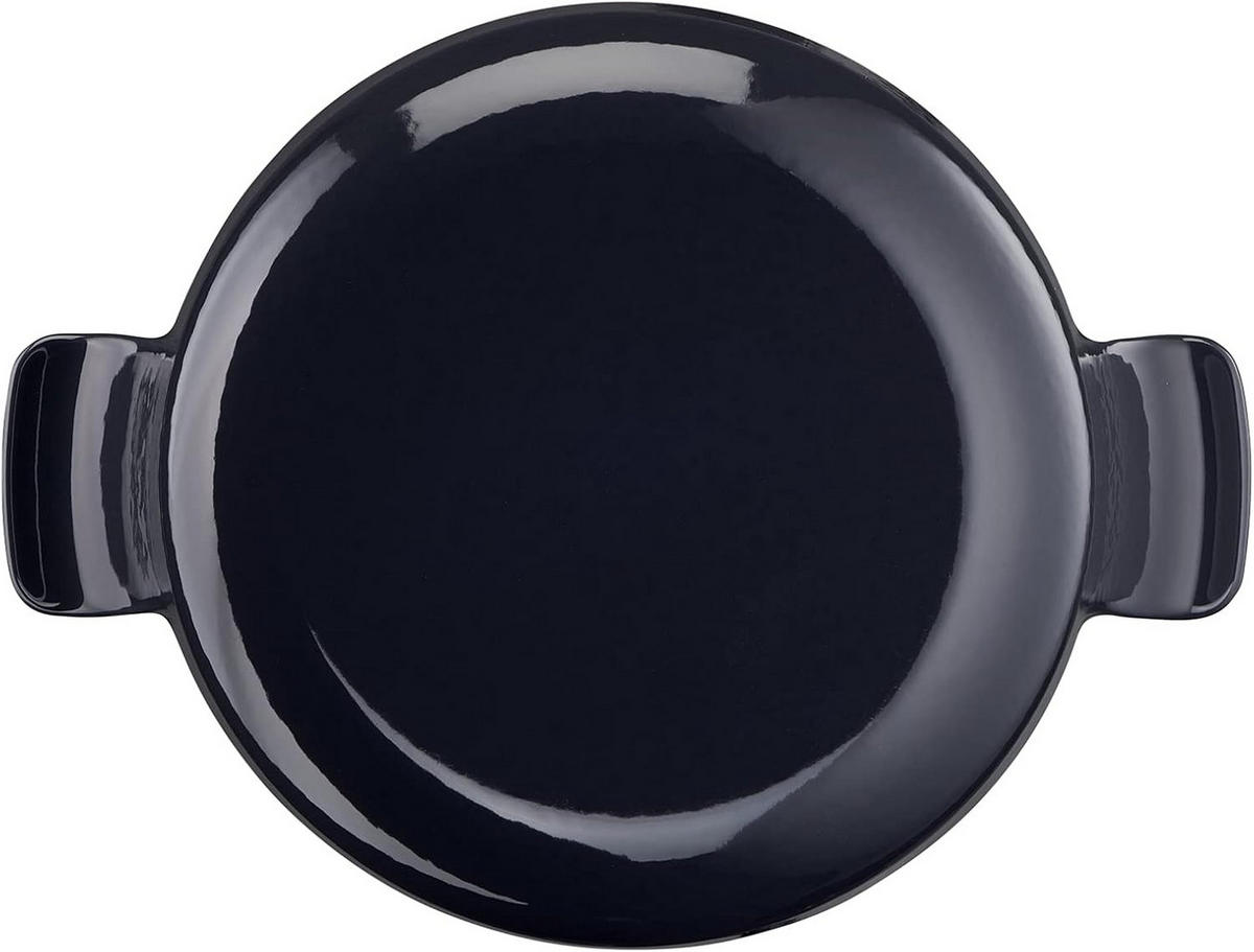 BRÄTER Schwarz mit Deckel - Schwarz, Keramik (22cm) - Lagostina