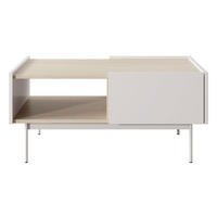 COUCHTISCH Color L97 Kaschmir 97 / 65 / 45cm - Eichefarben/Beige, Holz/Holzwerkstoff (65/97/45cm) - Feldmann-Wohnen