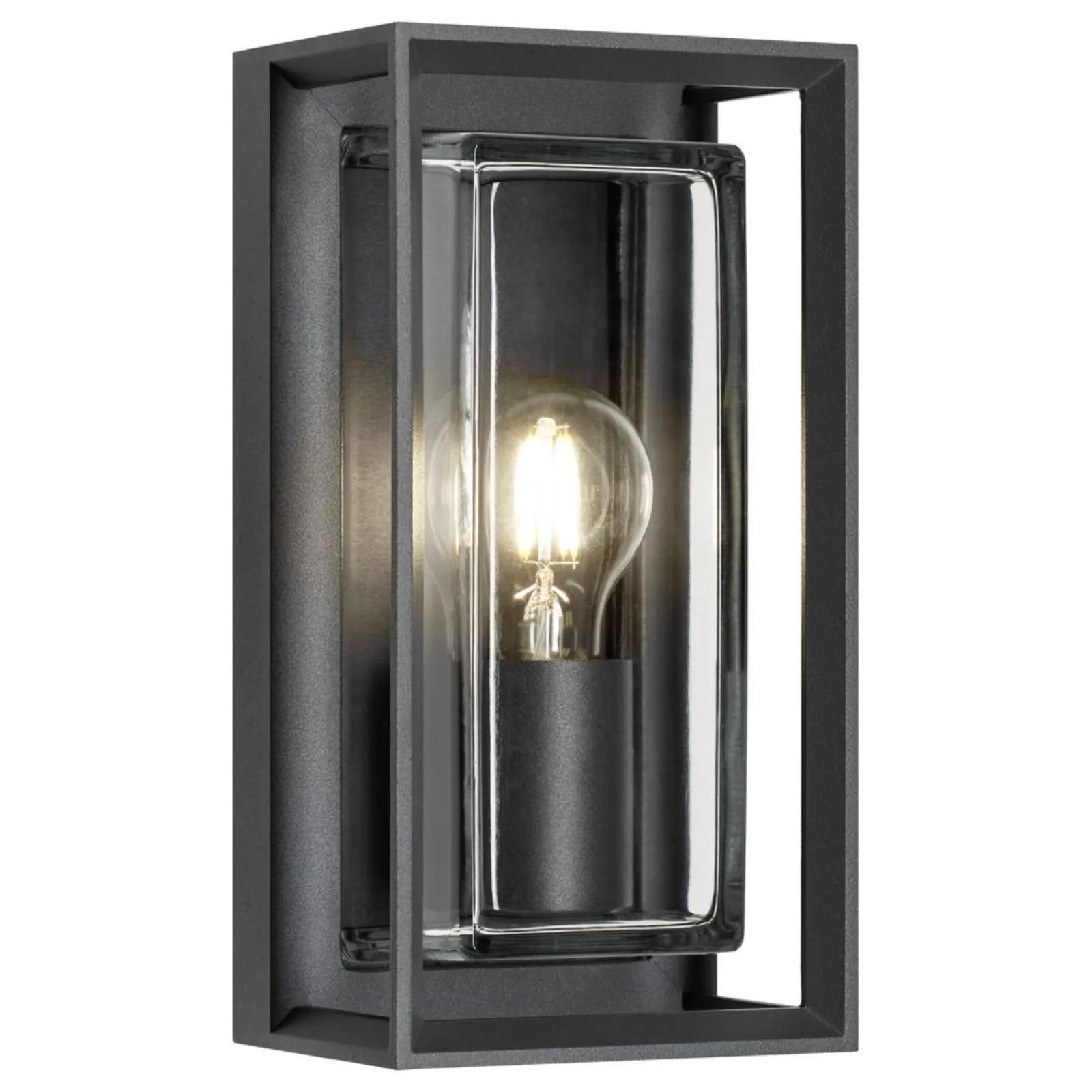 WAND- & DECKENLEUCHTE Graphit - Graphitfarben, Metall (13.1/25.6/11.8cm) - click-licht