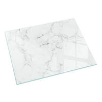 GLASPLATTE für Kamin 120x80 cm Weiß - Weiß, Glas (120/80/0.4cm) - ArtPrintCave