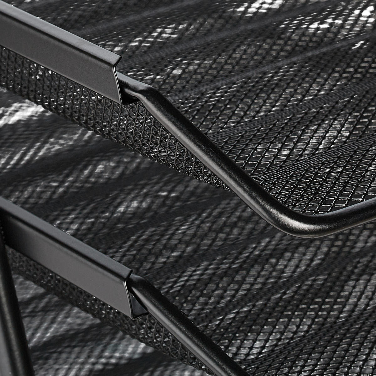 UKLADANIE dokumentov - čierna, kov (30/32.5/35.5cm) - Relaxdays