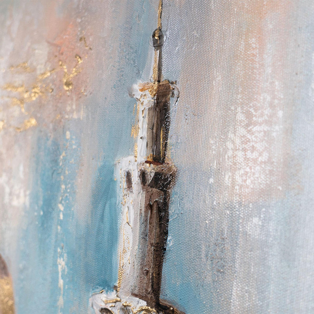 GEMÄLDE Pfad des Lichts auf Keilrahmen 115x50 cm - Multicolor, Holz (115/50cm) - YS-art gallery