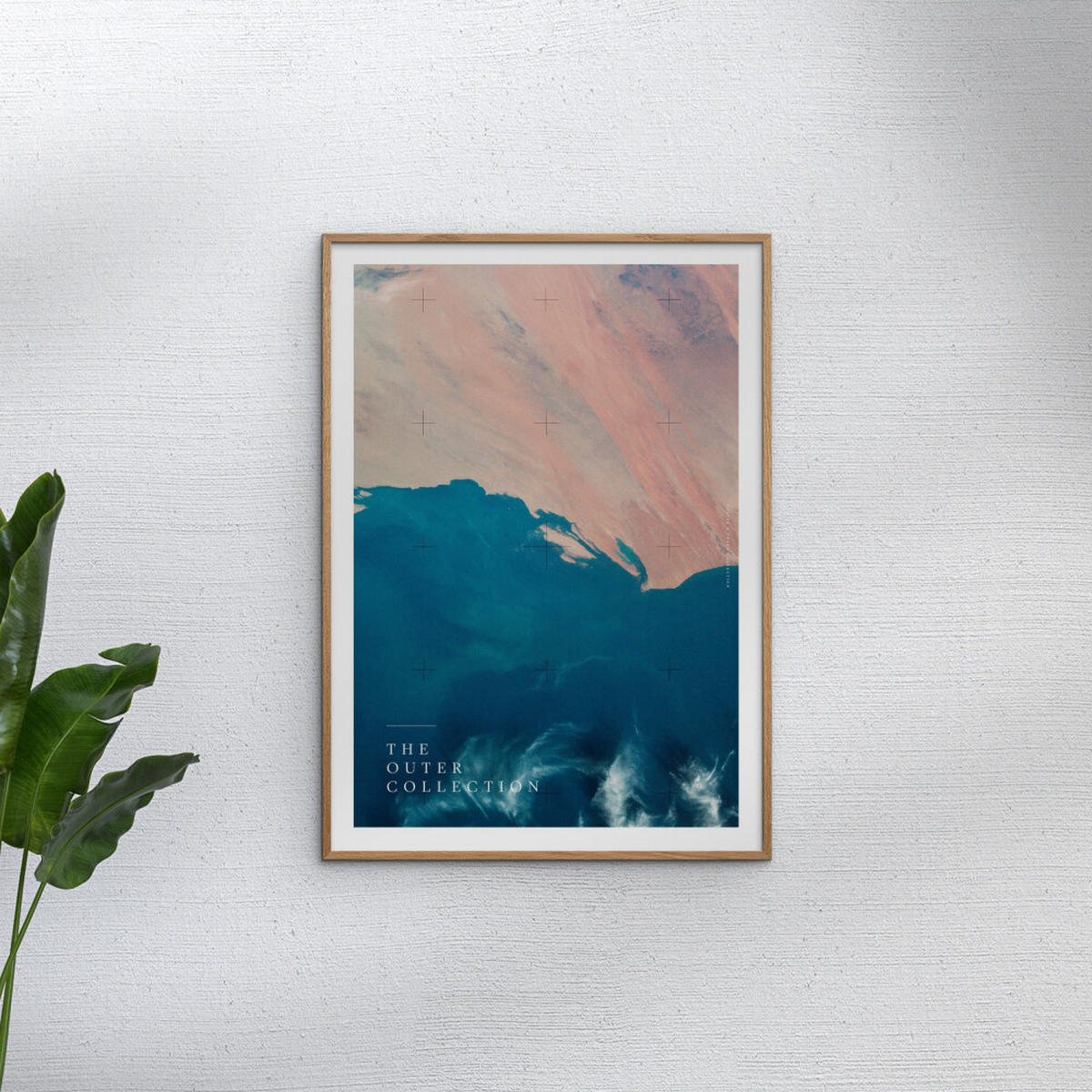 POSTER Arch Atelier - The Outer Collection – 001 - Blau, Papier (50/70/0.1cm) - Poster&Frame