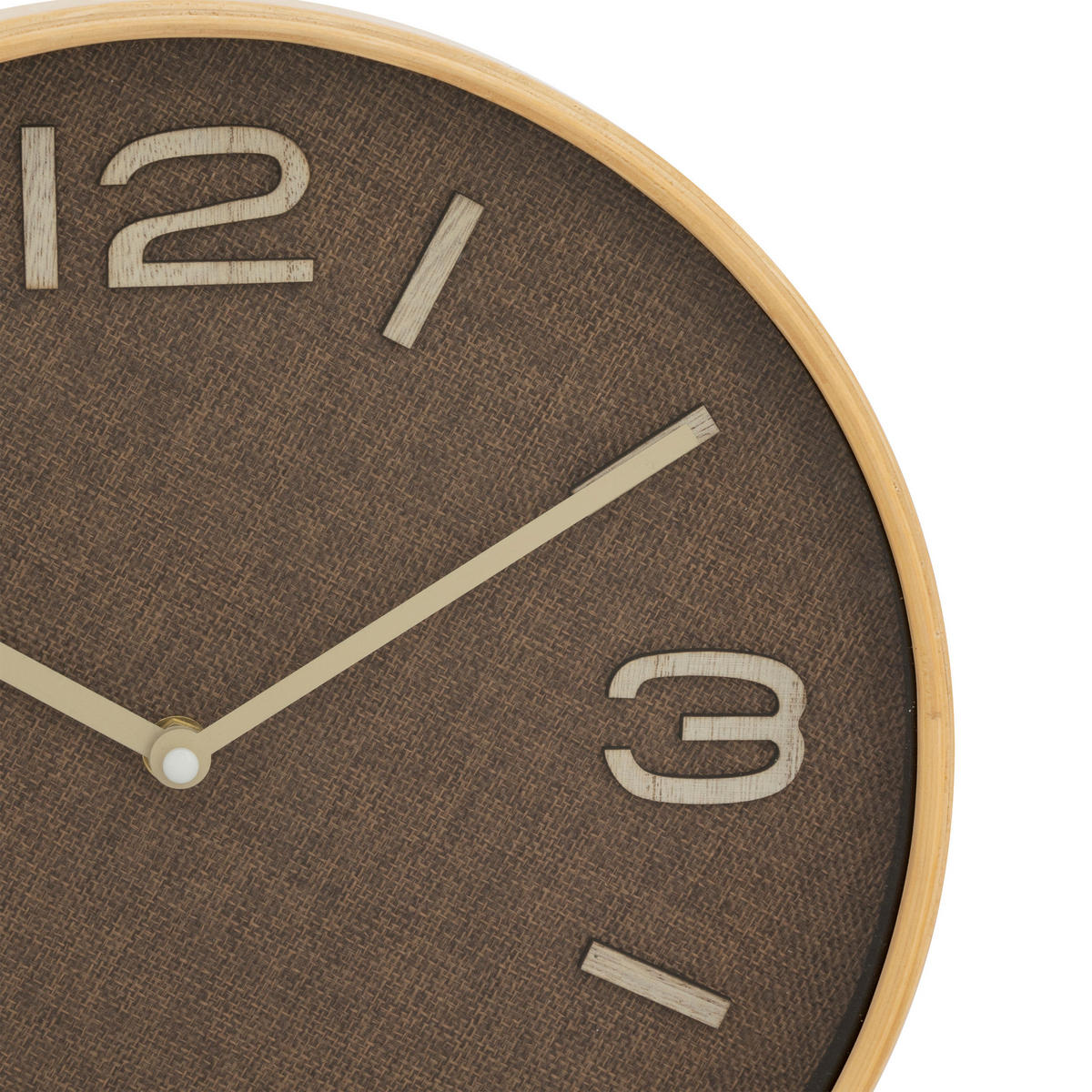 WANDUHR Ellis Ø 68 cm - Braun, Holzwerkstoff (4.5/30/30cm) - Atmosphera Createur d´interieur