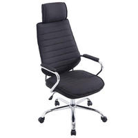 BÜROSTUHL Rocket Stoff, Schwarz - Schwarz, Textil/Metall (60/128/67cm) - TPFLiving