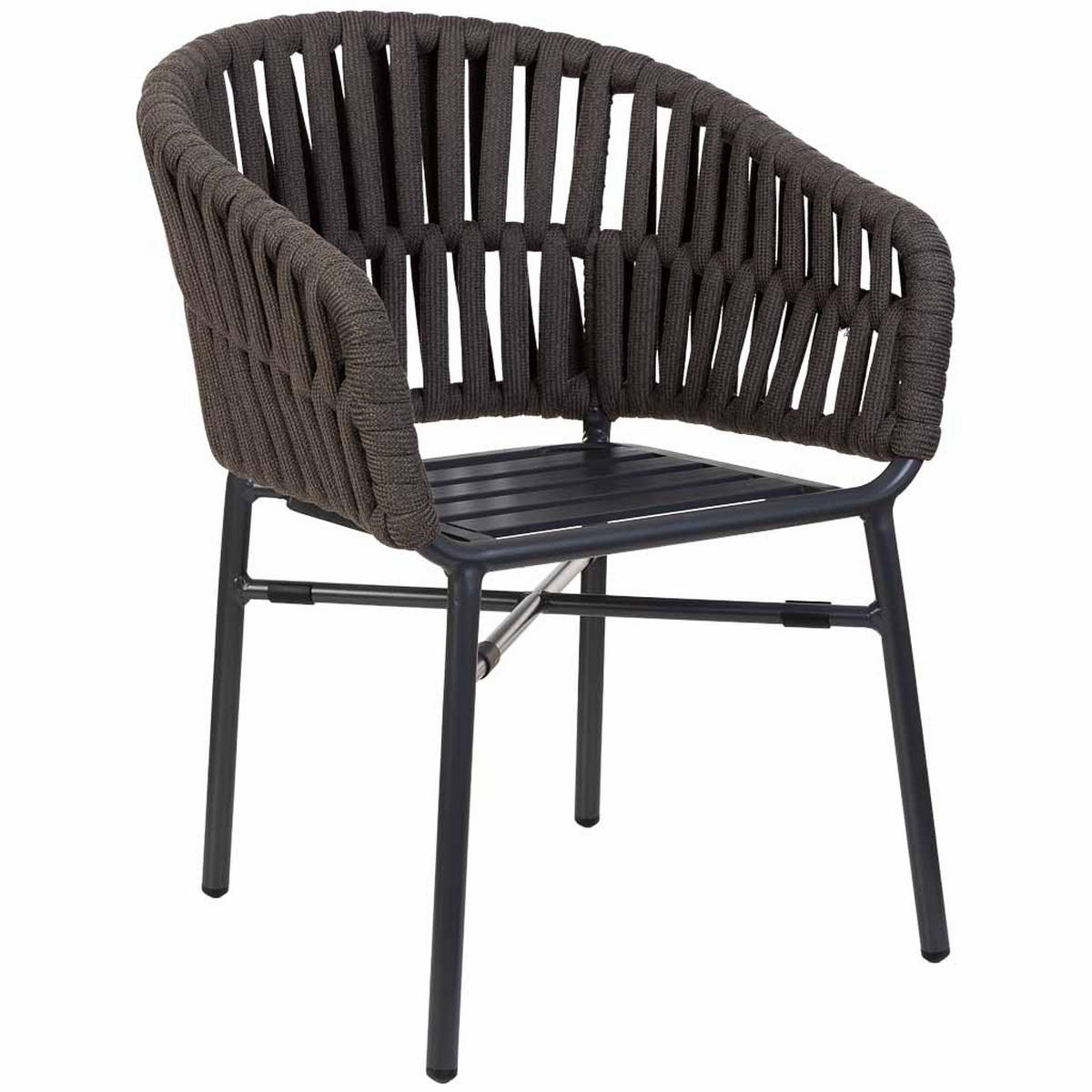 STUHL, grau, 58x61x77cm - Grau, Naturmaterialien (58/77/61cm) - Wanderlust