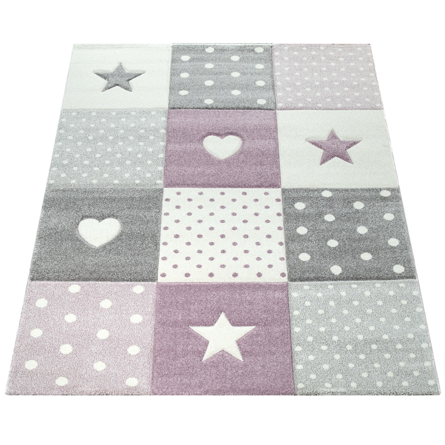 KINDERTEPPICH 133/133 cm Cosmo 348 - Lila, Textil (133/133cm) - Paco Home