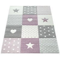 KINDERTEPPICH 133/133 cm Cosmo 348 - Lila, Textil (133/133cm) - Paco Home