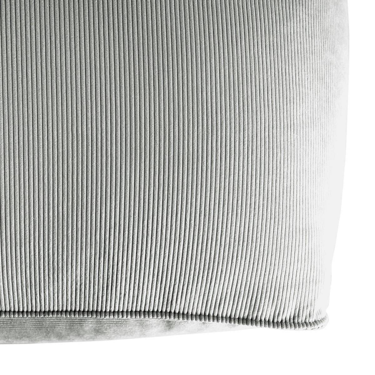 POLSTERHOCKER - Schwarz/Grau, Kunststoff/Textil (81/38/100cm) - home24
