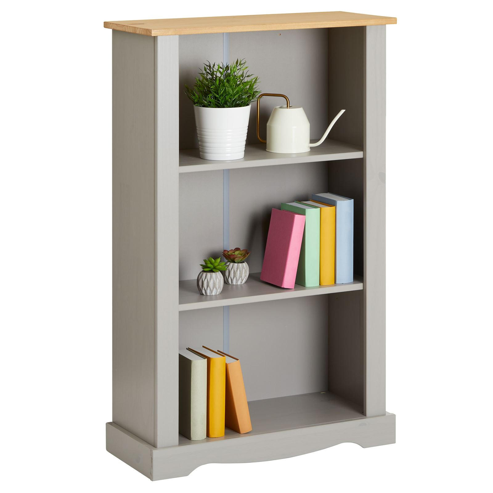 REGAL TEQUILA - Braun/Grau, Holz (70/116/30cm) - IDIMEX