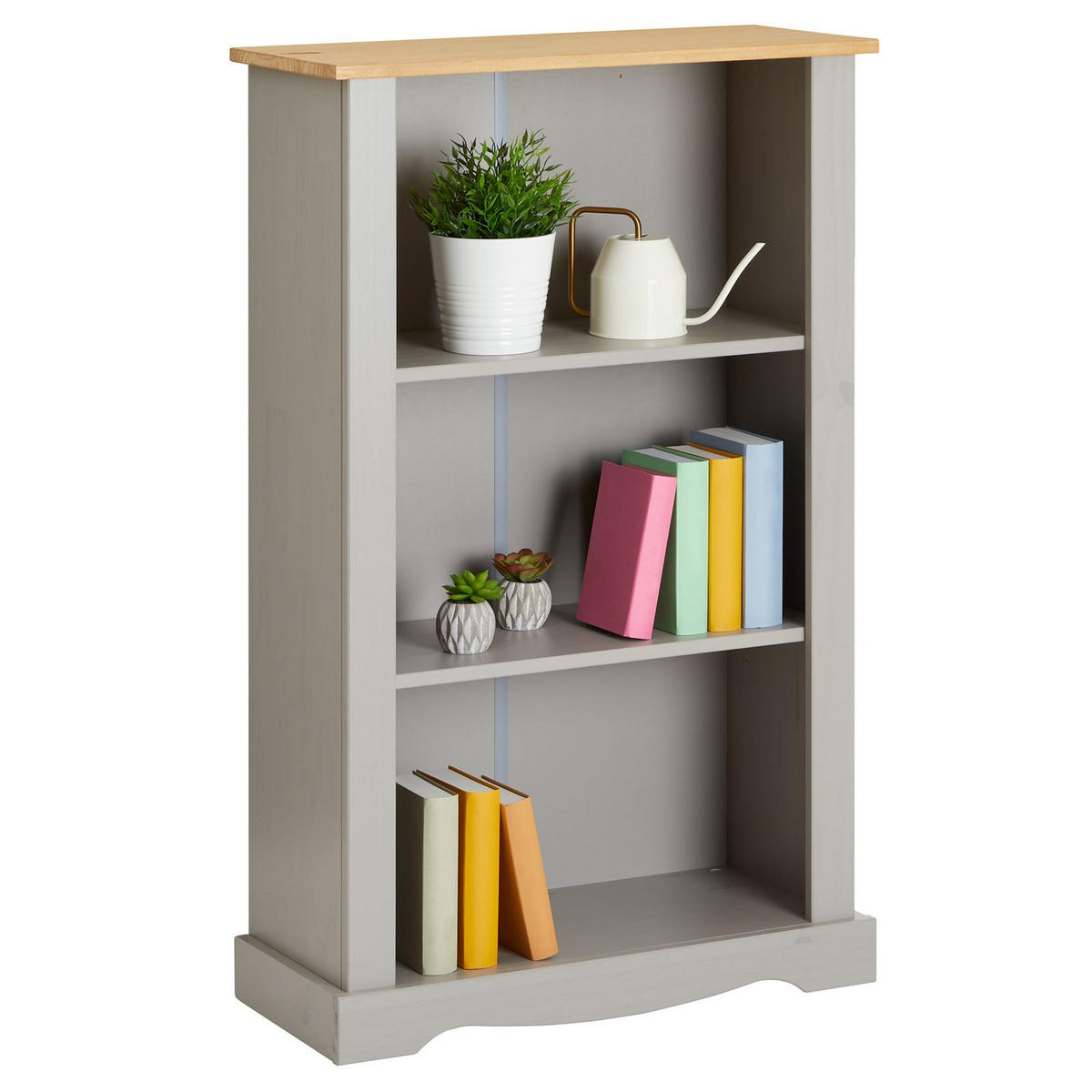 REGAL TEQUILA - Braun/Grau, Holz (70/116/30cm) - IDIMEX