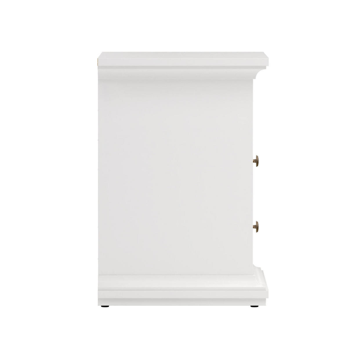 NACHTTISCH Weiß 40/43.6/58.8 cm - Weiß, Holzwerkstoff (43.6/58.8/40cm) - DMORA