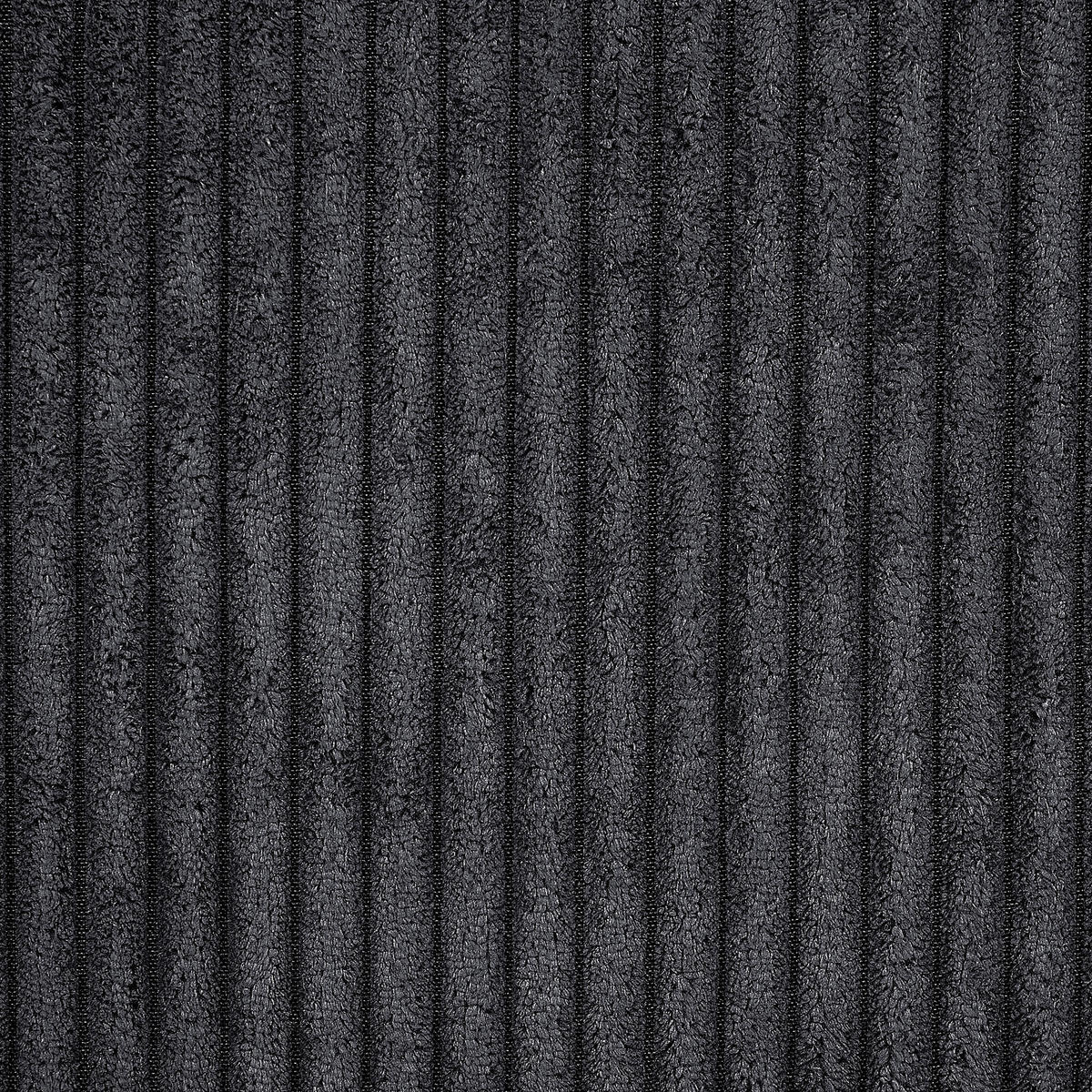 SESSEL Cord Schwarz Vind - Schwarz, Textil/Metall (76/82/82cm) - Beliani