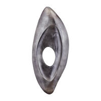 WANDPANEEL Kellaine Silber 32/4/80cm - Silberfarben, Metall (4/80/32cm) - PTMD Collection