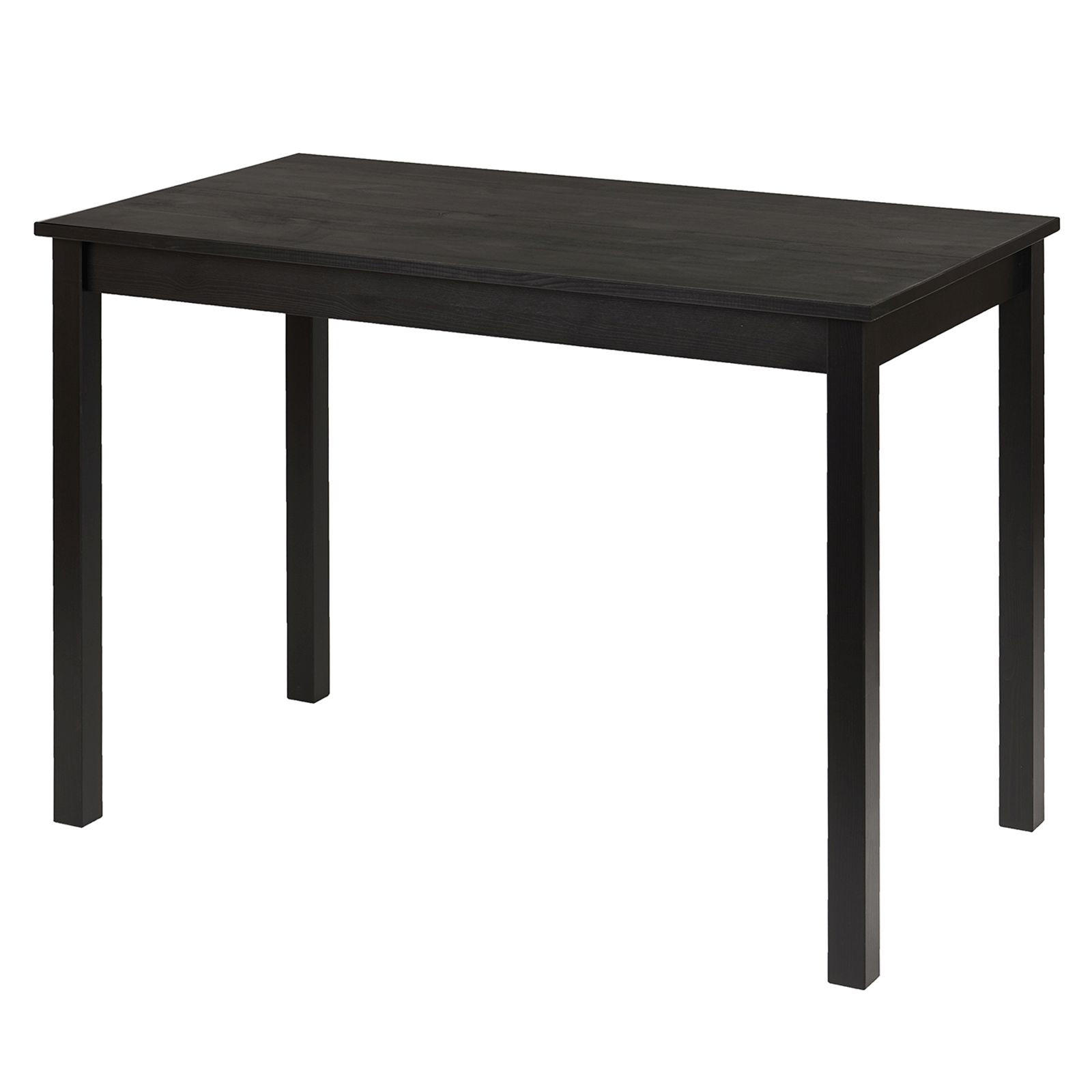 SCHREIBTISCH Massivholz 60/110/75 cm - Schwarz, Holz (60/110/75cm) - hagge home