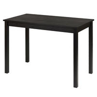 SCHREIBTISCH Massivholz 60/110/75 cm - Schwarz, Holz (60/110/75cm) - hagge home