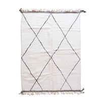 BERBERTEPPICH aus reiner Wolle 213x 295 cm - Weiß, Naturmaterialien (213/295cm) - AFK Living