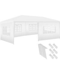PAVILLON Novara, wasserdicht, weiß - Weiß, Kunststoff (300/250/600cm) - tectake