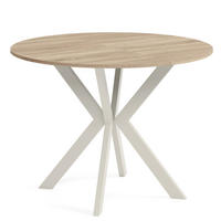 TISCH Kaschmir EWA Ausziehbar - Kaschmir/Eichefarben, Holzwerkstoff (100/100/76cm) - Sepro Meble
