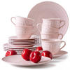 KAFFESERVICE CMIELOW SOFIA Kombiservice - Rosa, Keramik (21/7.5/21cm) - KONSIMO®