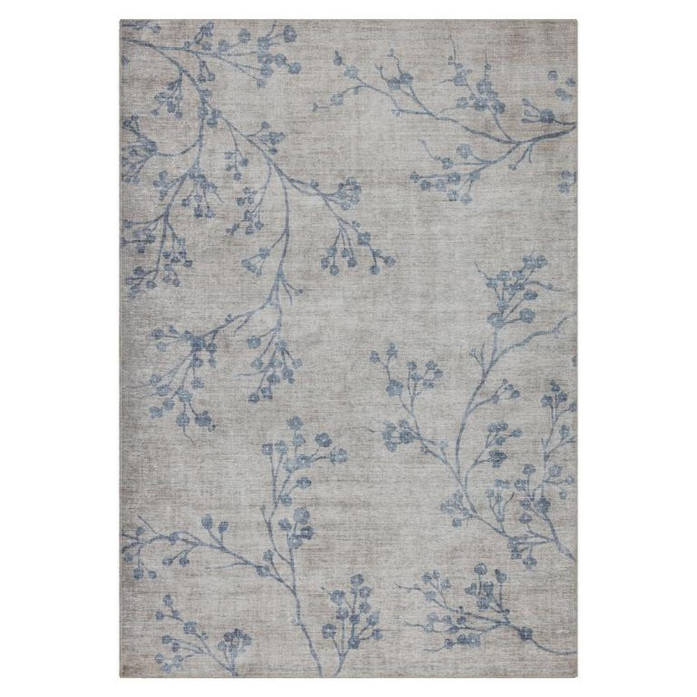 CHENILLE-TEPPICH Script Beige/Blau 200x290 cm - Multicolor, Textil (200/290cm) - Vercai Rugs