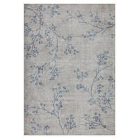 CHENILLE-TEPPICH Script Beige/Blau 200x290 cm - Multicolor, Textil (200/290cm) - Vercai Rugs