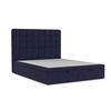 POLSTERBETT Celestia mit Stauraum 180/200 cm Marineblau im Alta Stoff - Schwarz/Dunkelblau, Holz/Holzwerkstoff (180/200cm) - AltaBeds