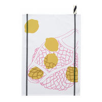 KÜCHENTUCH Citron gelb 50 x 70 cm - Gelb, Textil (50/70cm)