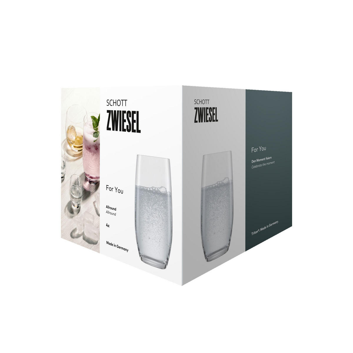 ALLROUNDBECHER For you transparent 430 ml 4er Set - Transparent, Glas (0.43L) - Schott Zwiesel