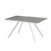 ESSTISCH SVEN 120-160/80/76 cm Beton - Anthrazit, Holz (80/120/76cm) - B&D Home
