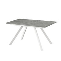 ESSTISCH SVEN 120-160/80/76 cm Beton - Anthrazit, Holz (80/120/76cm) - B&D Home