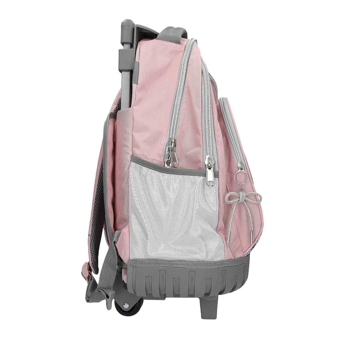 SCHULRUCKSACK TROLLEY MY BFF TOPModel grau-rosa 25 x 34 x 52 cm - Rosa/Grau, Textil (34/23cm) - Depesche Germany