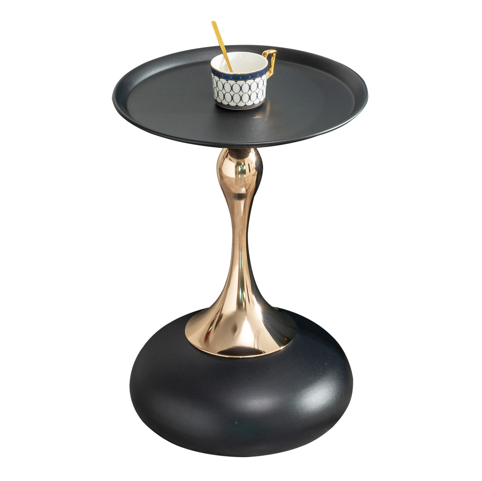 Meubliv Beistelltisch Schwarz 38x54x38 cm