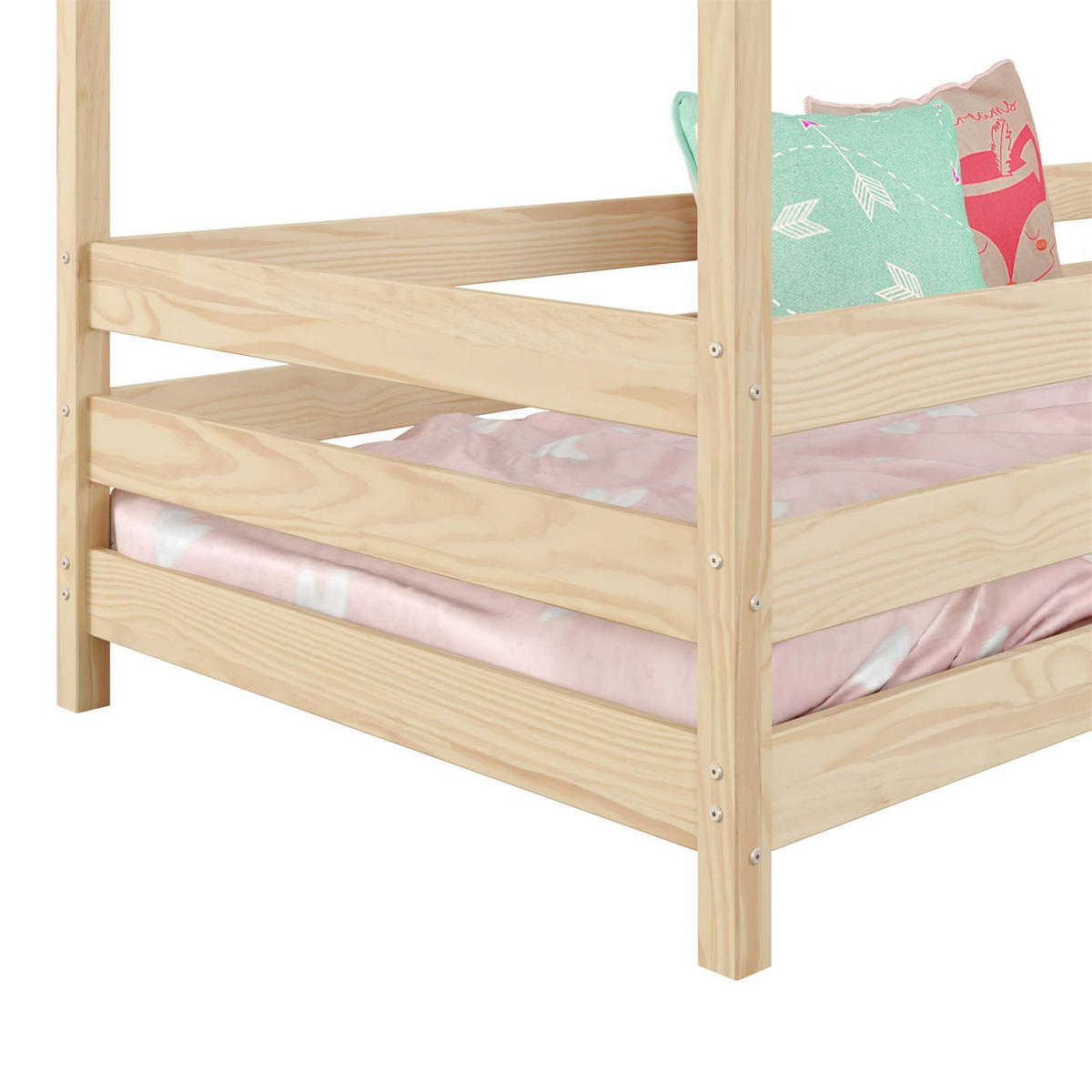 HAUSBETT RENA 90X200 CM - Naturfarben, Holz (96/138/206cm) - IDIMEX