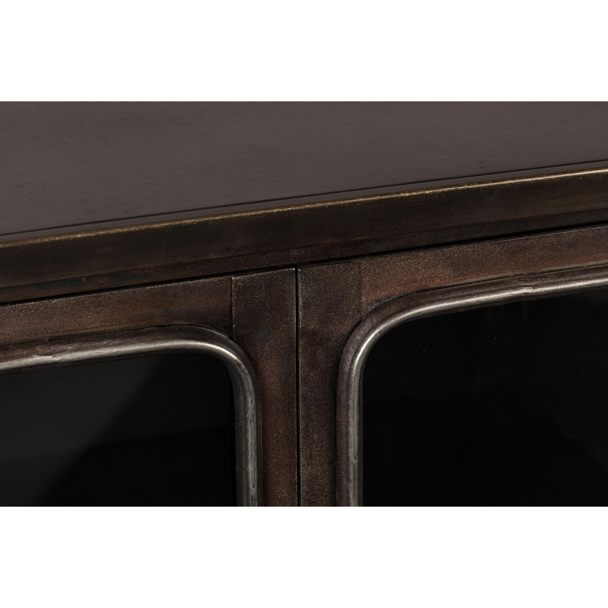 AUFBEWAHRUNGSSCHRANK Denza Schwarz - Schwarz, Metall (60/100/35cm) - Dutchbone