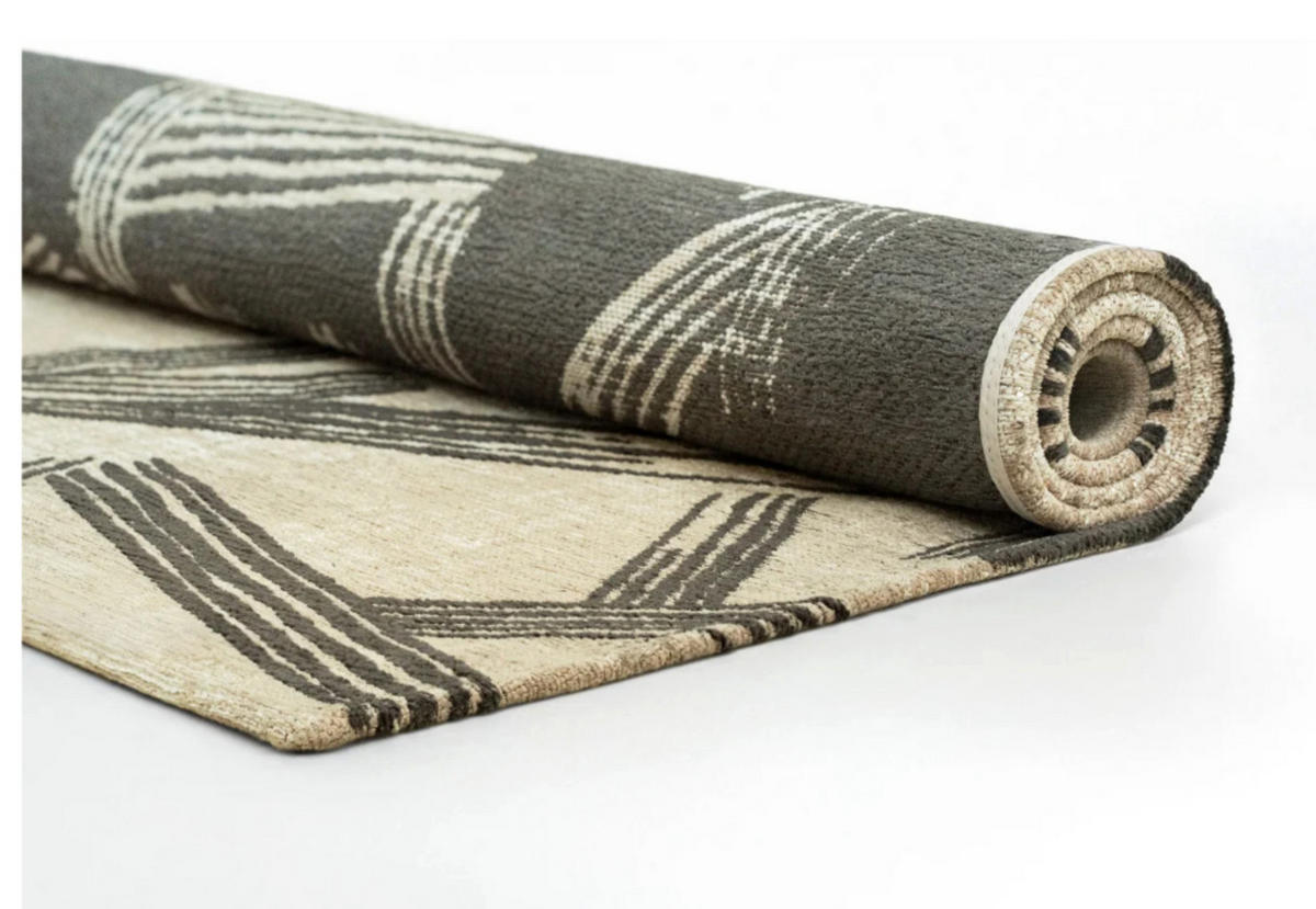 TEPPICH modern Flachgewebe KATANA Beige 170 x 240 cm - Beige, Textil (170/240cm) - Novatrend