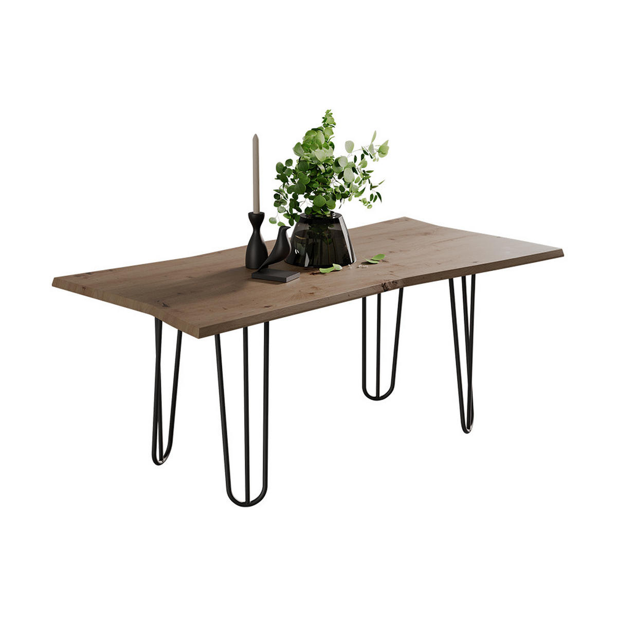 COUCHTISCH Yan Artisan 100 x 50 cm - Hellgrau, Holzwerkstoff (50/100/40cm) - Vicco