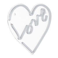 LED WANDLEUCHTE RAINY Klar - Klar, Kunststoff (35/1.6/35cm) - Globo Lighting