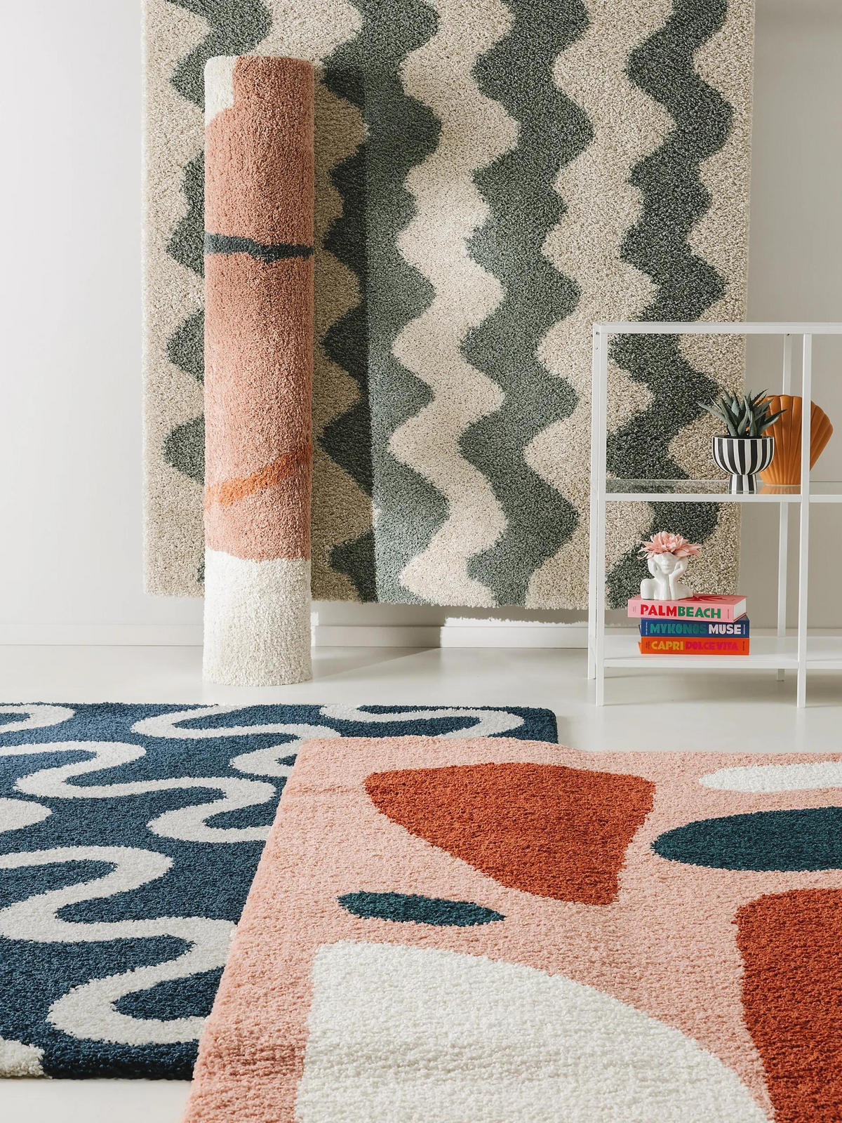 HOCHFLORTEPPICH Louise Multicolor 160x230 cm - Multicolor, Textil (160/230cm) - benuta Pop