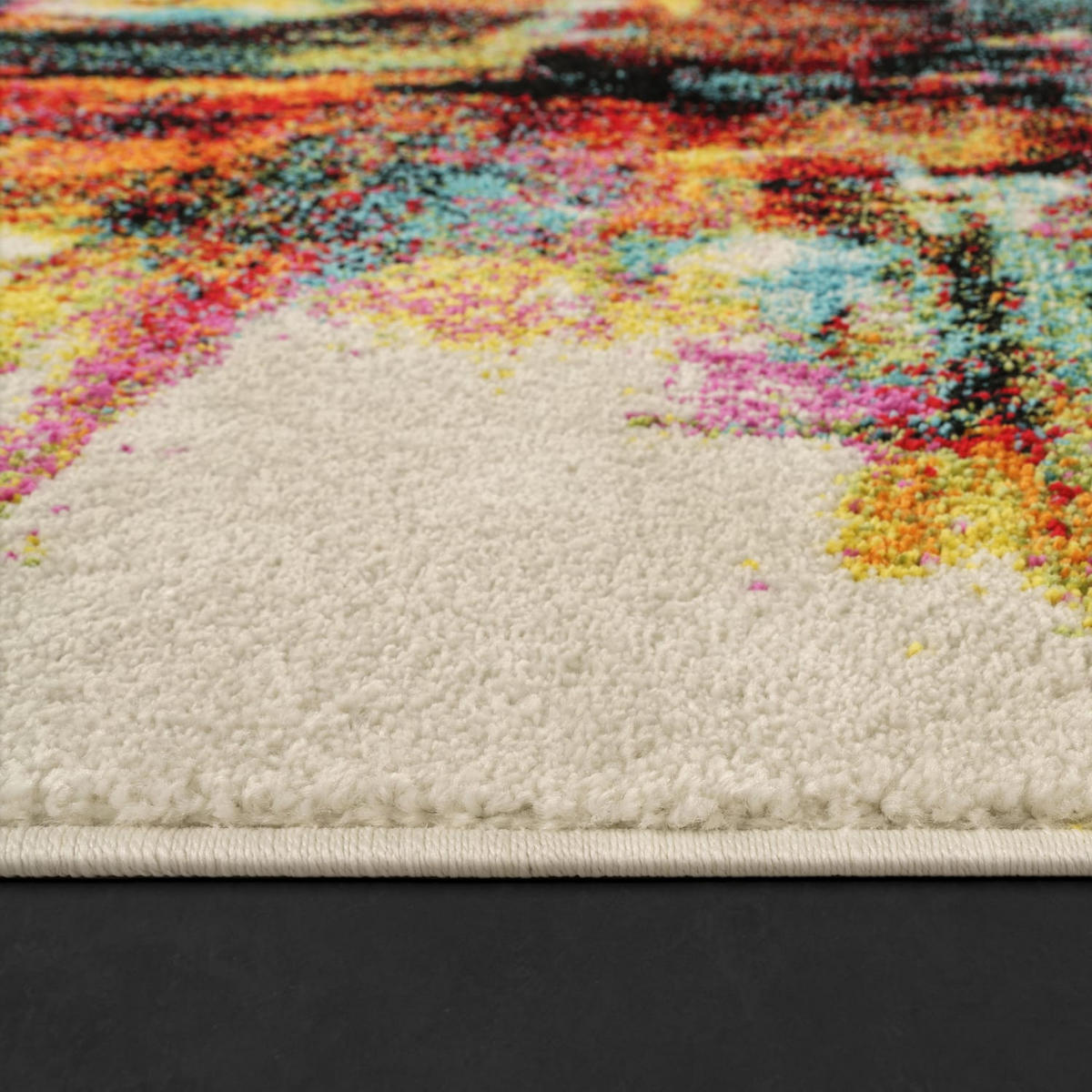 KURZFLORTEPPICH, abstrakt, aus Polypropylen, Florhöhe 12 mm, Mehrfarbig, 200 x 290 cm - Multicolor, Textil (200/290cm) - KADIMA DESIGN
